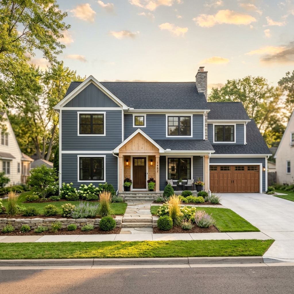 Beautiful home exterior renovation